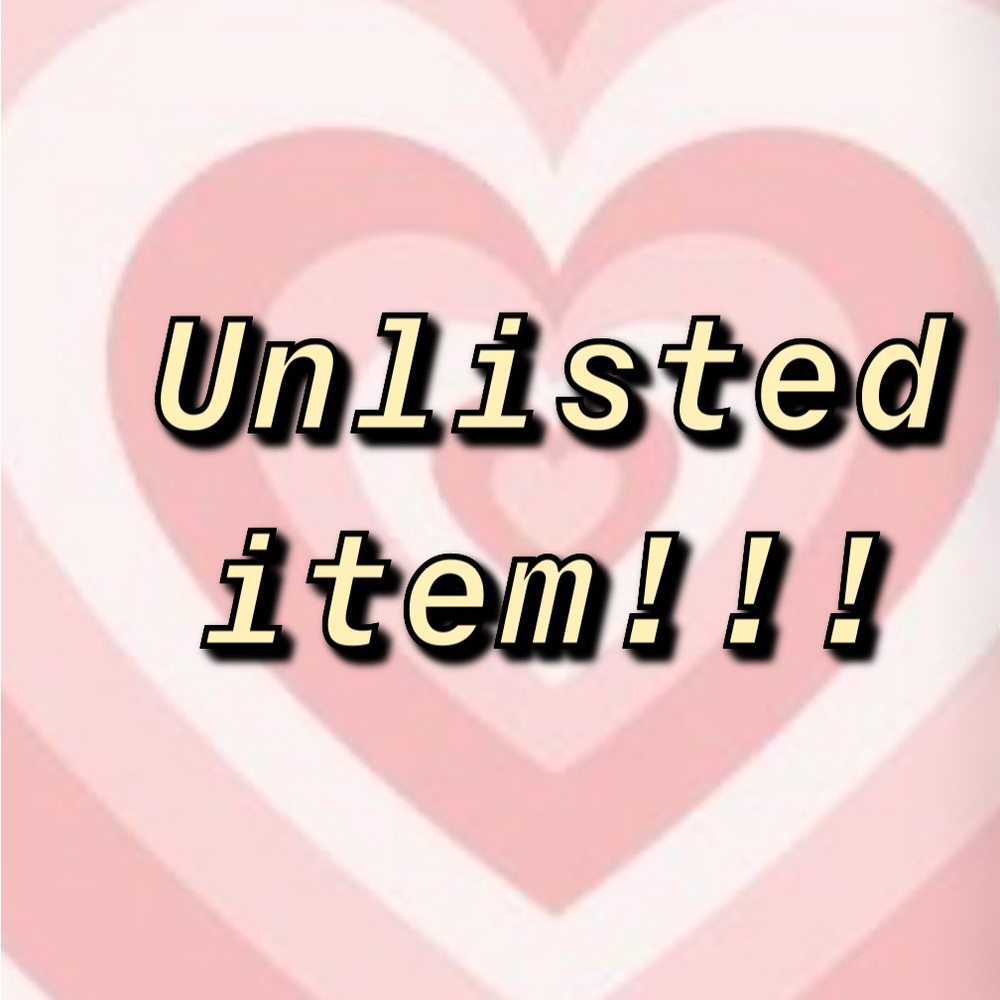 Unlisted item